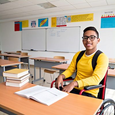 Estudiante con diversidad funcional
