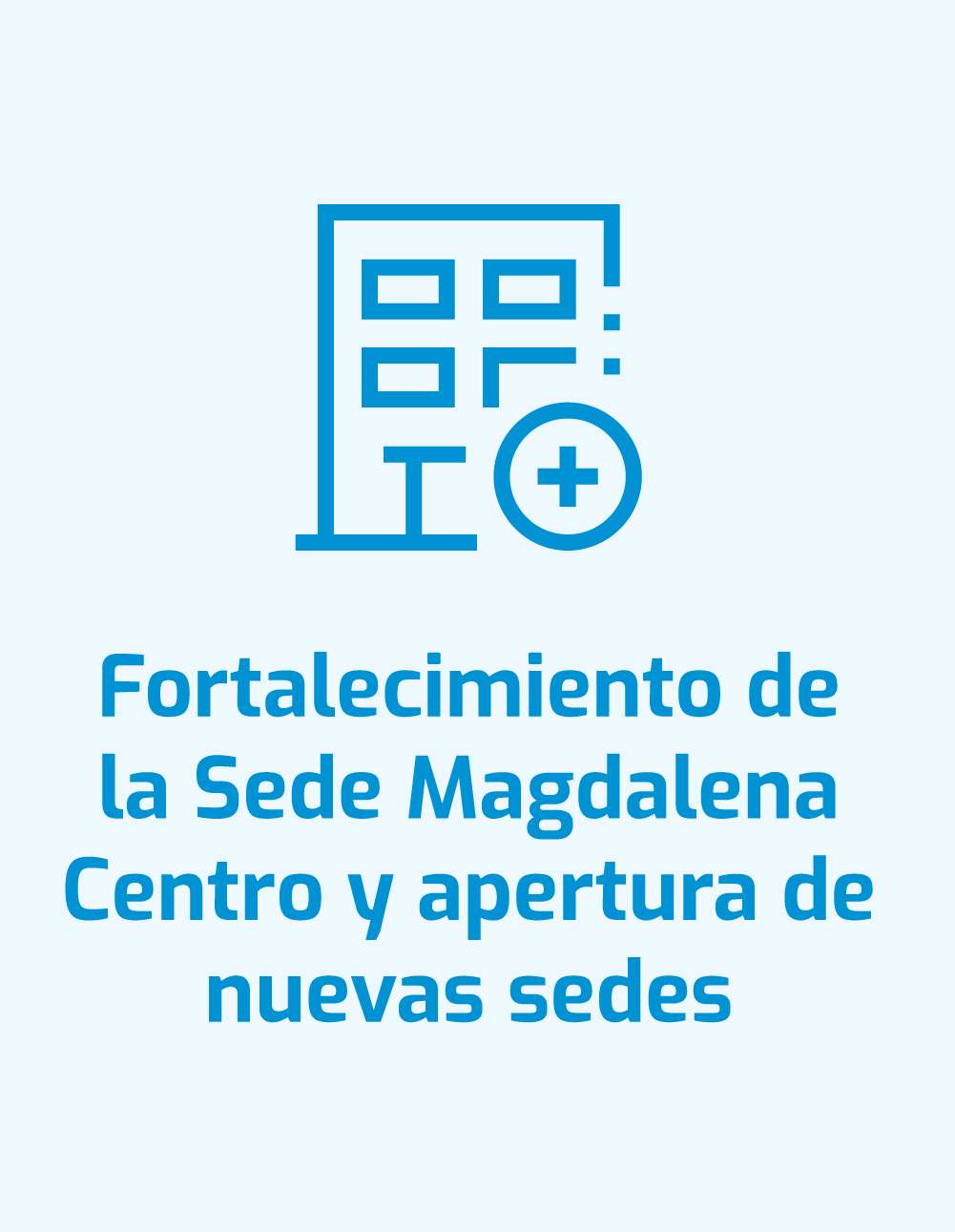 Adenda 1. Fortalecimiento de la Sede Magdalena Centro