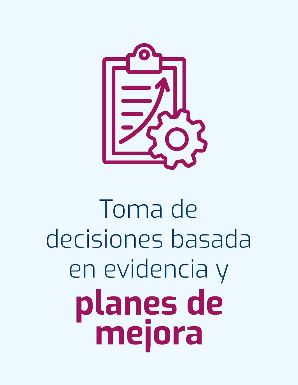 Factor 4. Toma de decisiones basada en evidencia